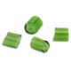 thumbnail image 2 of 50 g/bolsa Millefiori cuentas de vidrio Fusible patrón de flores DIY decoración artesanal (QH4-2 flor verde de seis pétalos), 2 of 8