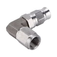 thumbnail image 1 of AN3 Car Hose Adapter, Practical Sliver Hose End 90 Heavy Duty  For Pipe Modification, 1 of 8