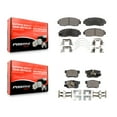 thumbnail image 1 of Positive Plus Front Rear Semi-Metallic Brake Pads Kit for Car Honda CR-V Crosstour Accord KPF-100210, 1 of 8
