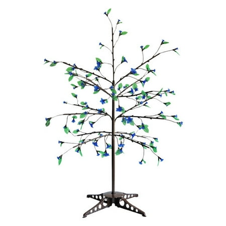Exhart Anywhere Blue Led Tree - 90 Leds