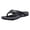 Black, variant on Men's Flip Flops Massage Slippers Arch Support Footbed Orthopedic Thong Sandals Water Beach Slip on Slides Shoes Red Size 9