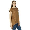 thumbnail image 3 of Summer Casual Tunic Short Sleeve Sundress Women Wear Boho Top, 3 of 4