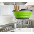 thumbnail image 3 of 2pcs Set Silicone Colander, Foldable Filter,fruit And Vegetable Basket, 3 of 5