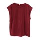 thumbnail image 5 of Camiseta de Ocio de los Hombres, Top sin Mangas de Ajuste Suelto Versátil en Color Sólido Estilo Delgado para Diario Y Negocios Casual, Blusa Cómoda, 5 of 5