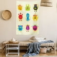 thumbnail image 2 of Alien Tapestry, Colorful Monsters Extraterrestrial Beings Illustration Childish Cartoon Art, Wall Hanging for Bedroom Living Room Dorm Decor, 40W X 60L Inches, Cream and Multicolor, by Ambesonne, 2 of 5