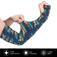 thumbnail image 3 of Balery Skateboard Rides Cartoon Lobster Cooling Arm Sleeves for Men & Women – Breathable, Moisture-Wicking Arm Sleeves for Women, Men & Kids, 3 of 8