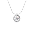thumbnail image 2 of Delight Jewelry Silvertone Love with Vanilla Cupcake Hockey Ring Charm Necklace, 18", 2 of 4