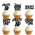 thumbnail image 1 of Decoraciones para Cupcakes LETLIMIT 18 piezas Brillo Negro 5 cm, 1 of 7