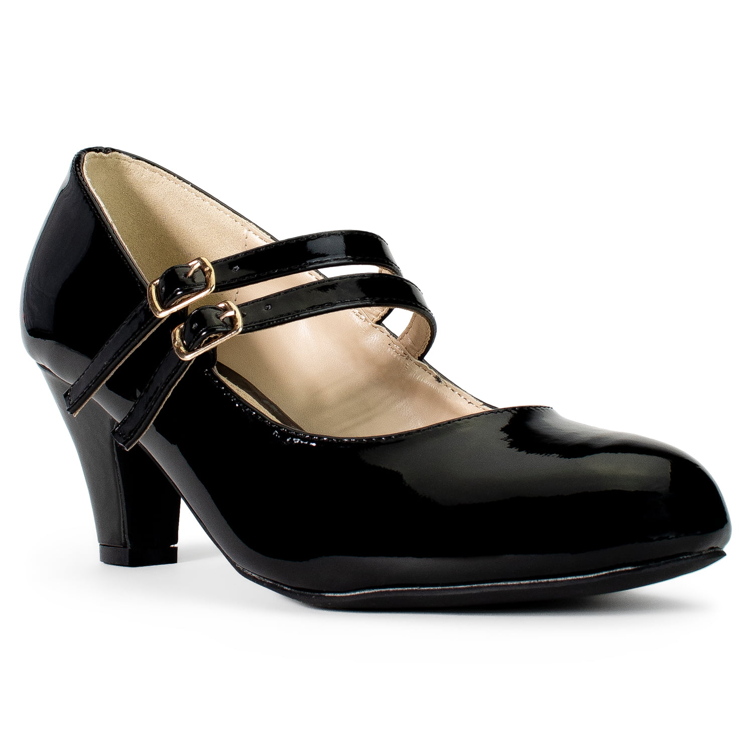 wide width mary jane heels