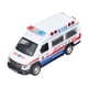 thumbnail image 2 of Modelo De Vehículo De Emergencia, Modelo De Ambulancia De Aleación Con Función De Retroceso Interesante Con Luces LED Para Mayores De 3 Años, 2 of 7