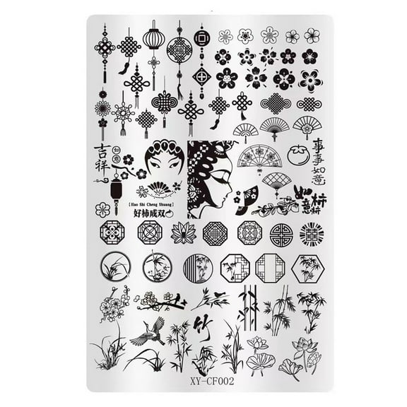 Artistic Nails Stamping Plate Nails Art Stamper Steel Manicure Accesories For Fashion Enthusiasts And Nails Technicians
