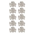 thumbnail image 1 of Metal Skull Rivets, Exquisite Zinc Alloy Studs for Leather Craft DIY, 50 Sets 1 Pack, with Screws, 1 of 7