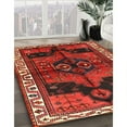 thumbnail image 3 of Ahgly Company Machine Washable Indoor Square Traditional Sienna Brown Area Rugs, 3' Square, 3 of 7