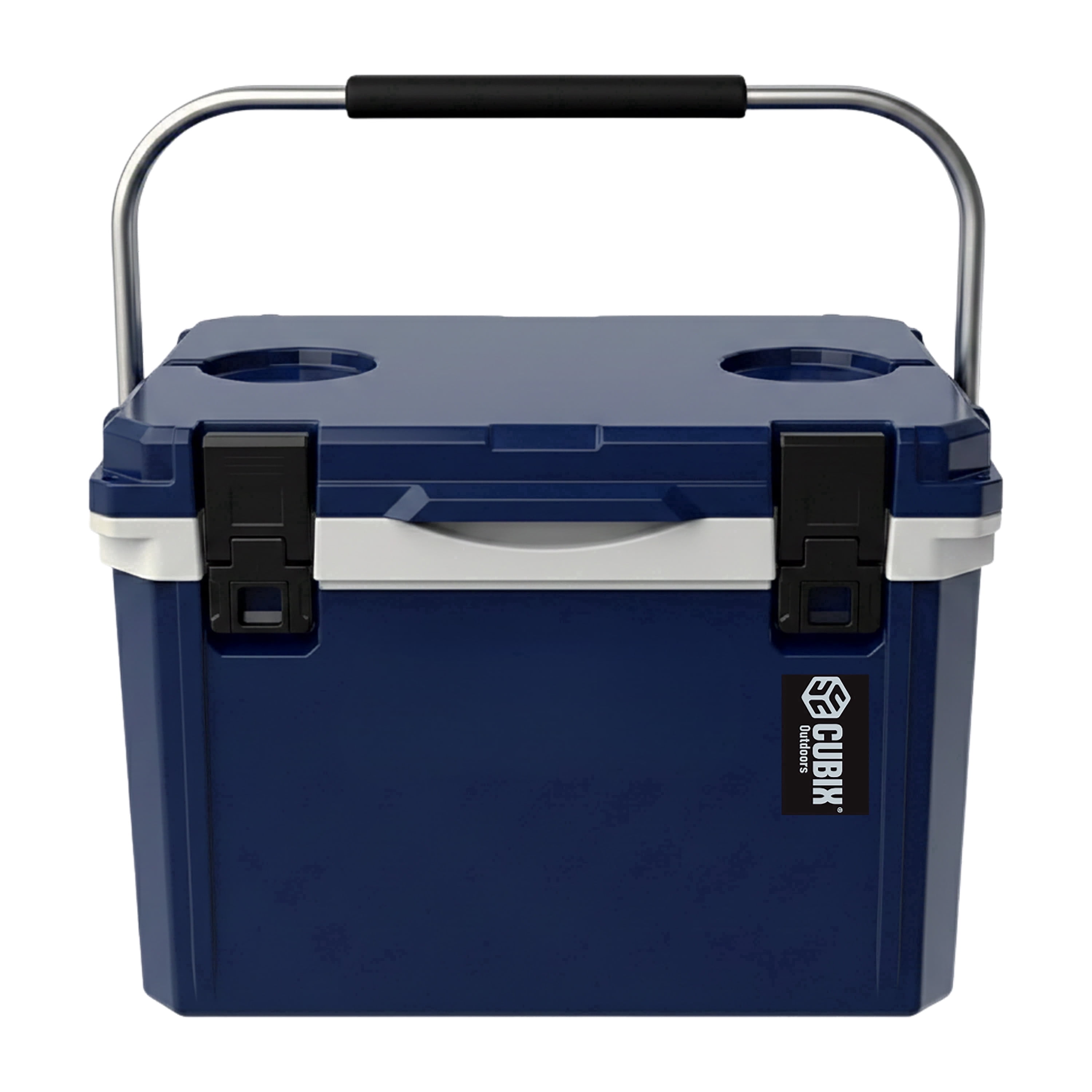 Cubix Outdoors® 20Q Lightweight Portable Insulated Hard Cooler Fits 30 Cans - Abyss Blue