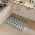thumbnail image 2 of ODIKA Farmhouse With Bold Ticking Bands And Tonal Edge Trim Striped Flowing Dynamic Stain Resistant Flatwoven for Entryway, Kitchen, Mudroom, 2 of 7