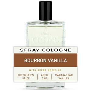 Cremo Bourbon Vanilla Cologne for Men, 3.4 fl oz