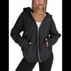 thumbnail image 3 of Sudaderas con Capucha y Cremallera para Mujer, Sudaderas Extragrandes, Conjuntos de Moda Escolar para Otoño, Chaquetas Informales, Ropa de Invierno Negro XXXL, 3 of 9