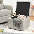 thumbnail image 4 of Carter's by DaVinci Adrian Swivel Glider with Storage Ottoman, Performance Gray, 4 of 11