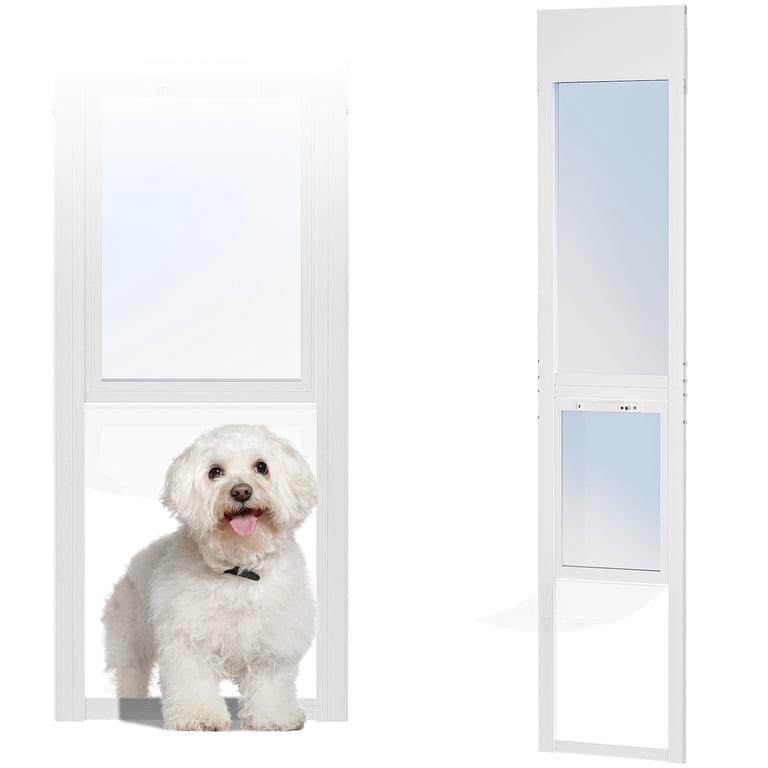 MOPHOTO Dog Door for Sliding Glass Door, 74 3/4
