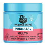 Best Nest Wellness Mama Bird Prenatal Gummies for Women - Vegan Prenatal Vitamins, Methylfolate (Folic Acid), Womens Prenatal Multivitamin Strawberry Flavor, Once Daily Eye and Brain Development 60Ct