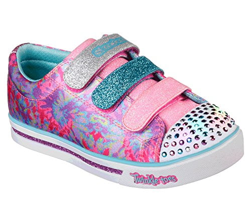 Skechers Kids Girls' Sparkle Glitz-Pop Party Sneaker, hot Pink/Multi, 12 Medium US Little Kid Skechers Kids Girls' Sparkle Glitz-Pop Party Sneaker, hot Pink/Multi, 12 Medium US Little Kid