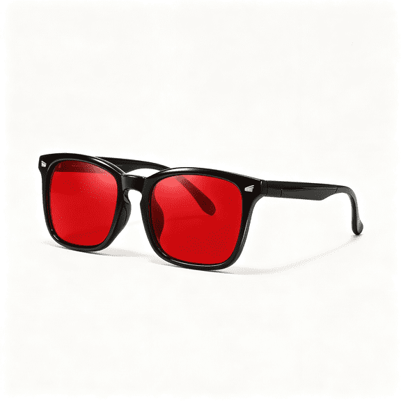 HBMYN Sleep Blue Light Blocking Glasses - Red Lenses for Computer Gaming, Screen Fatigue & Uv Protection, Eye Strain Relief Computer Reading Glasses Blue Light Blocking