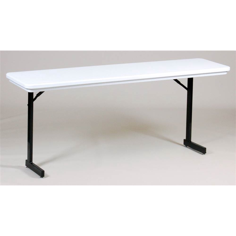 Folding Seminar Table T Leg Plastic (Fixed Height/Gray Granite