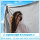 thumbnail image 3 of Toalla de playa Vikumond Cloud Grey Algodón Oversized XXL, 3 of 7