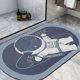 thumbnail image 3 of 40*60 Alfombra de baño, alfombra de baño súper absorbente de piel de Napa, alfombrilla de baño fina de secado rápido, alfombrilla antideslizante para el suelo, 3 of 5