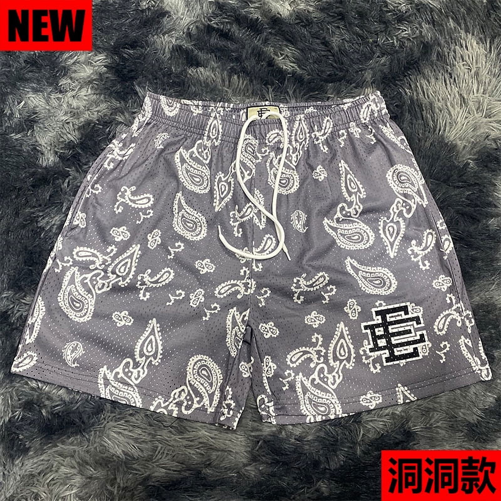 2024 Men's summer New Eric Emanuel EE Mesh Shorts Printed 2024 Men's summer New Eric Emanuel EE Mesh Shorts Printed
