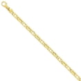 thumbnail image 3 of 14K Yellow Gold 5.8mm Polished Fancy Link Bracelet, 3 of 5