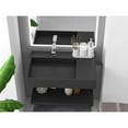 thumbnail image 4 of Castello USA Left Basin Wall-Mounted  Single Bathroom Sink in Black, 4 of 8
