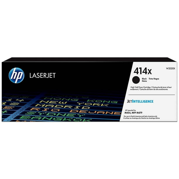 Cartucho de Tóner HP 414X alto Rendimiento Negro LaserJet Original HP W2020X