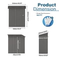 thumbnail image 2 of Outdoor Storage Shed 5 x 3 FT Metal Tool Shed with Peaked Roof, Metal Garden Shed Anti-Corrosion Storage House with Clear Window, Lockable Door for Backyard, Patio, Sundries, Gray (Pitched roof), 2 of 9