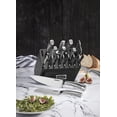 thumbnail image 3 of Cuisinart C77SS-19PA Normandy 19 Piece Cutlery Block Set, Stainless Steel Ashwood Black, 3 of 5