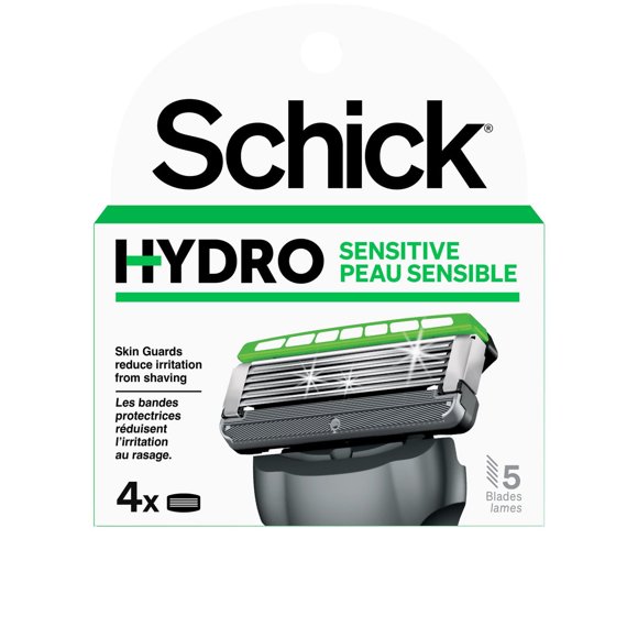 Schick Hydro Sensitive Skin Men’s Razor Blade Refills 4 Razor Refills