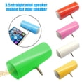 thumbnail image 1 of Portable 3.5mm Plug Mini Speaker Outdoor Sports Music Player Stereo Sound Box, 1 of 8