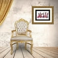 thumbnail image 3 of Unknown 14x11 Gold Ornate Wood Framed with Double Matting Museum Art Print Titled - Dancin Troupe, 3 of 4