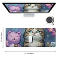 thumbnail image 2 of nygtbtfer Cute Watercolor Animals Gaming Mouse Pad， Rectangle Mouse Pad Size 31.5x11.8 in, 2 of 6