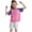 Pink, variant on Toddler Kids Boys T Shirts Short Sleeve Bright Shirt Summer Tee For Girls Lightweight For Play Casual Blouse 3-4 Years