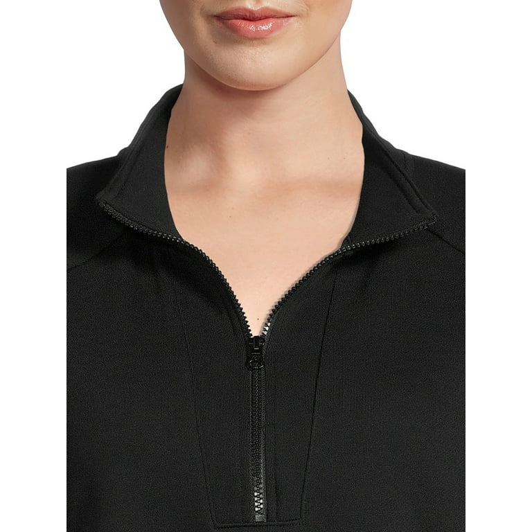 Terra Sky Women s Plus Size Quarter Zip Sweatshirt Walmart