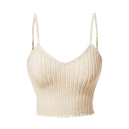 Womens Modal Shirt Sleeveless Built-in Bra Padded Camisole Cotton Yoga Tank Tops for Women Basic Layer Undershirt
