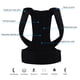 thumbnail image 5 of Cinturón de corrección de jorobado ajustable unisex Soporte de columna vertebral Corrector de postura Brace3XL Negro, 5 of 12
