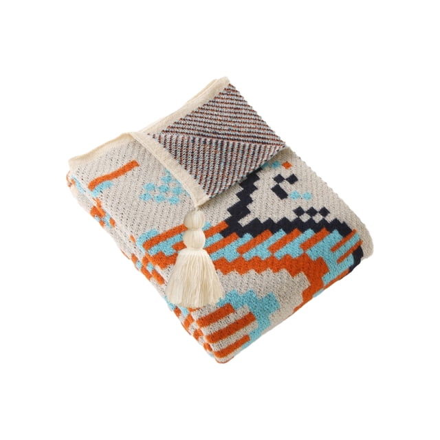 Sofa Vama Ropa de Cama Manta de punto bohemia, manta para la cabecera de la cama, manta para la siesta de oficina, manta acondicionadora para sofá for Navideño