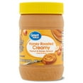 thumbnail image 2 of (12 pack) Great Value Honey Roasted Creamy Peanut and Honey Spread, 7 Grams of Protein, 16 oz, 2 of 9
