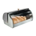 thumbnail image 2 of BerlingerHaus Stainless Steel Bread Box for Kitchen Countertop, Grey, 2 of 5