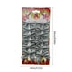 thumbnail image 3 of Lazos Decorativos para Árbol de Navidad | 12 Adornos Navideños de Plástico Plateado | Juego de Minilazos de 24 X 14 X 0,5 Cm, 3 of 6