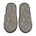 thumbnail image 2 of KLL Retro Bunny Slippers for Women Men House Slip on Indoor Outdoor Bedroom Furry Fleece Lined Ladies Comfy Anti-Skid Rubber Hard Sole-Medium, 2 of 8