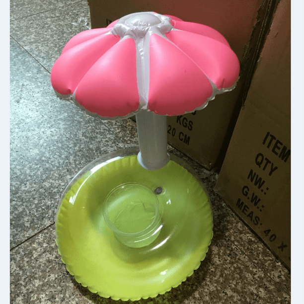 Sunisery Inflatable Drink Floats, 12 Pcs Inflatable Drink Holders Cup