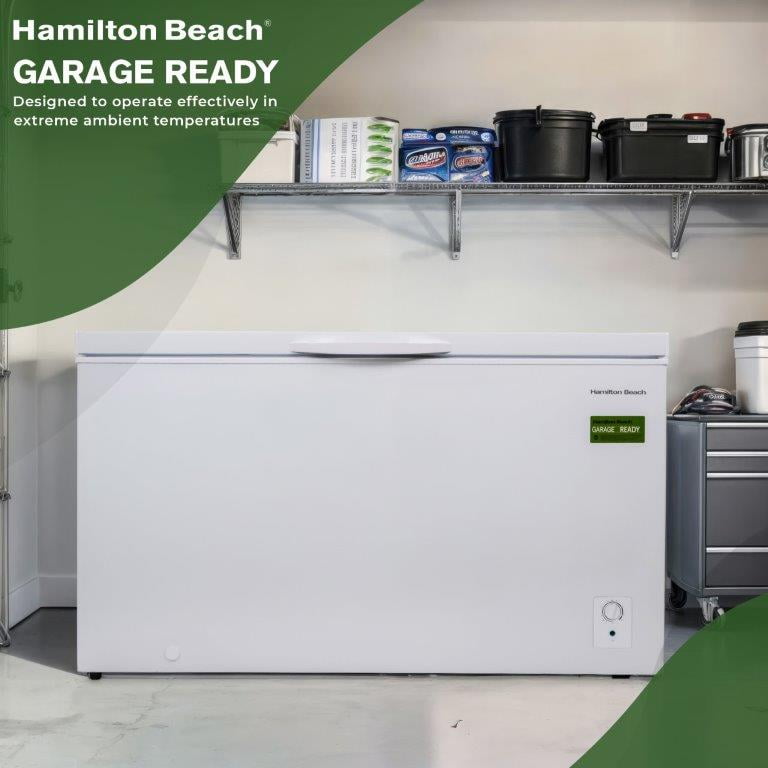 Hamilton Beach 14 Cu. ft. Chest Freezer, HZ7941-3BCOM, White